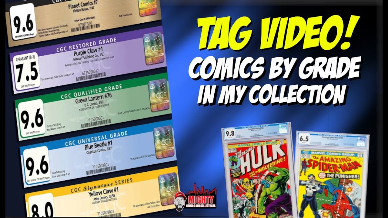 CGC GRADED COMIC Books by Grade | TAG Video