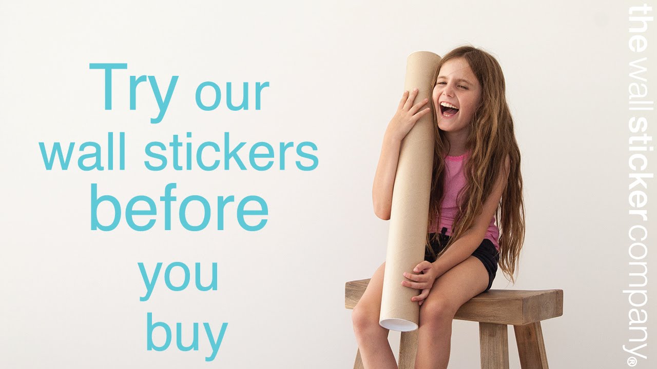Need to see & feel our wall stickers before you buy them?