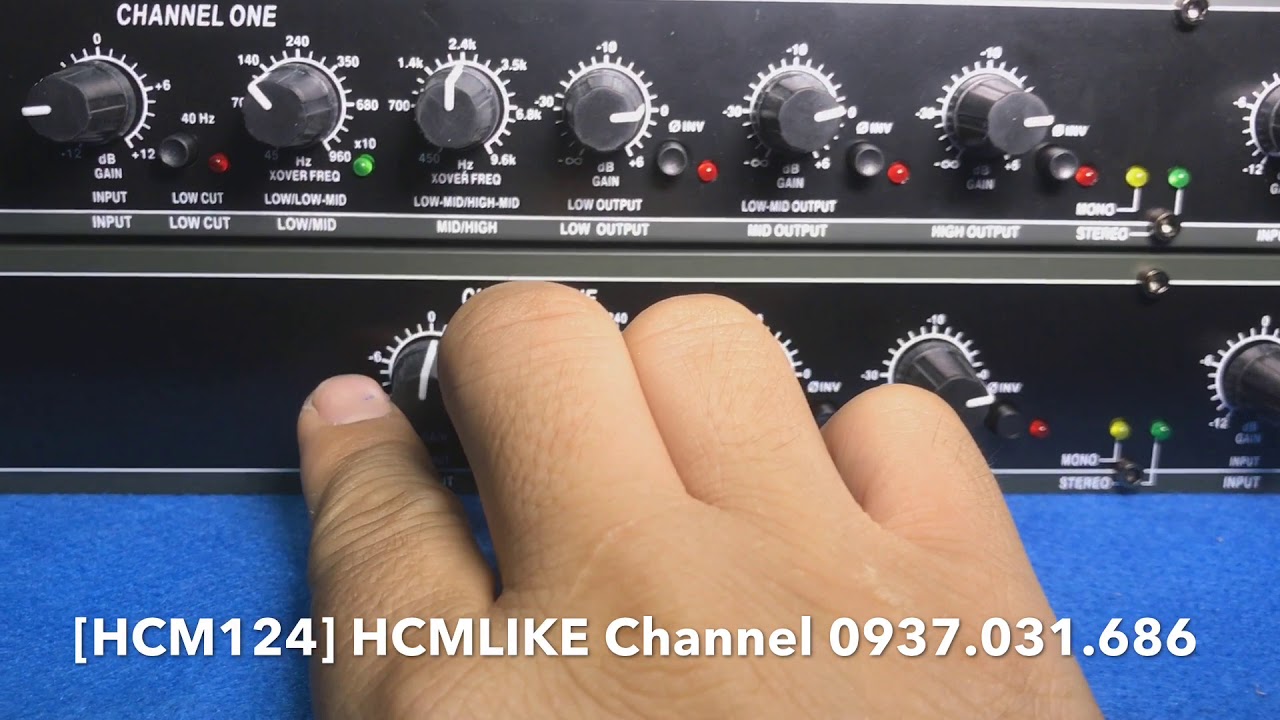 [HCM124] Hướng dẫn chỉnh Phân tần DBX 223XL và DBX 234XL. ĐT Hoàng Q12. 0937031686