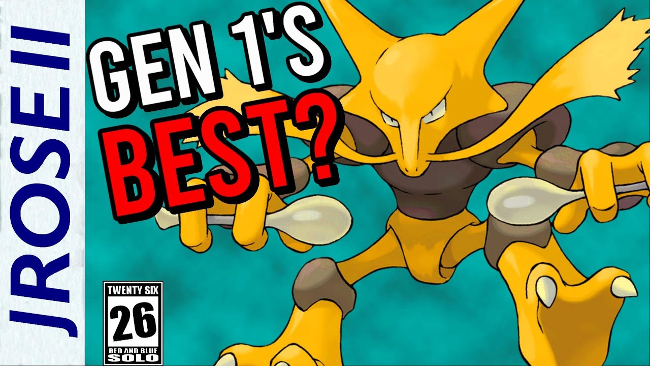 How Fast can you Beat Pokemon Red/Blue with Just an Alakazam?
