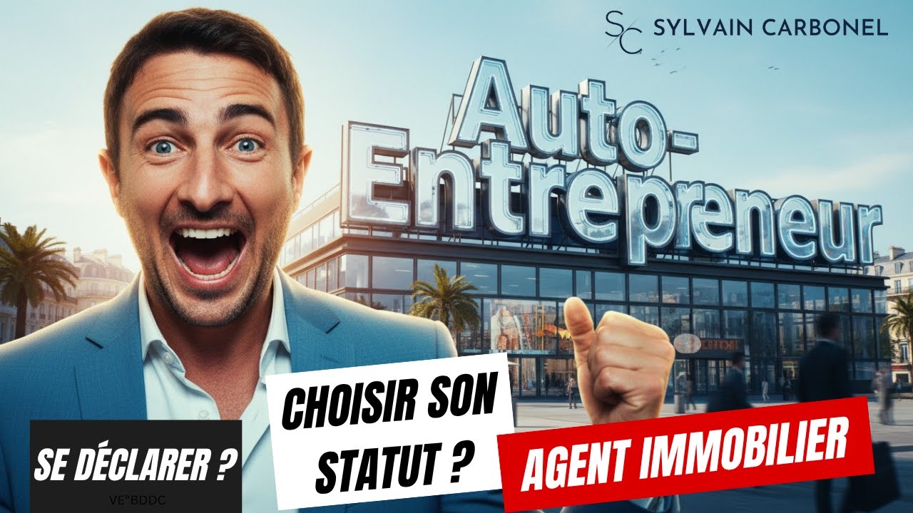 [Agent immobilier] Choisir son statut et comment se d&eacute;clarer en auto entrepreneur ?