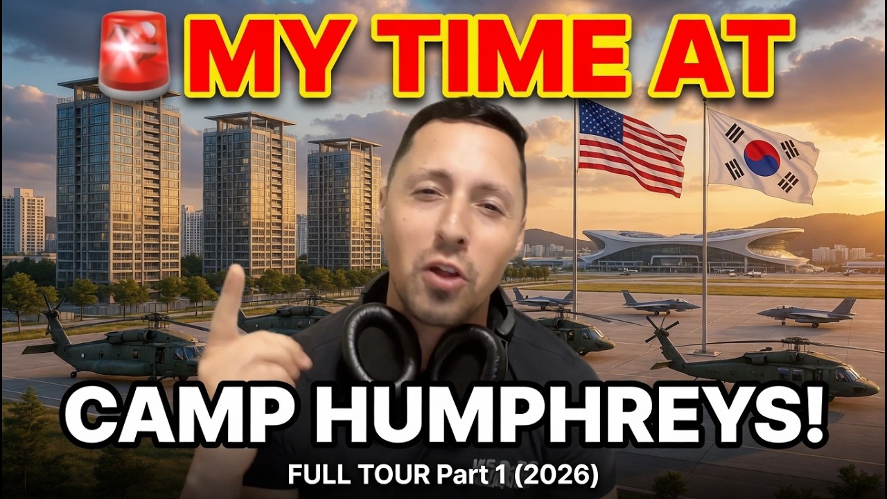 🚨 My Time at the LARGEST OVERSEAS U.S. Military Base in the WORLD! 🇰🇷 Camp Humphreys Part 1 (2026)