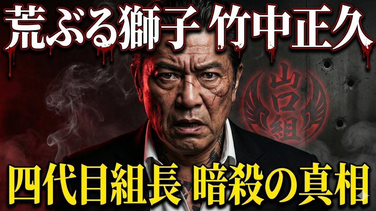 【荒ぶる獅子】四代目山口組組長・竹中正久の波乱万丈な生涯と暗殺の真相