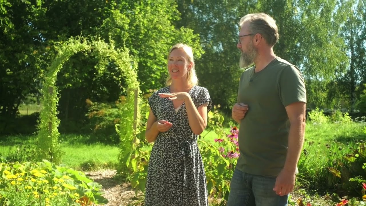Schübelers hager og Hurdal prestegård