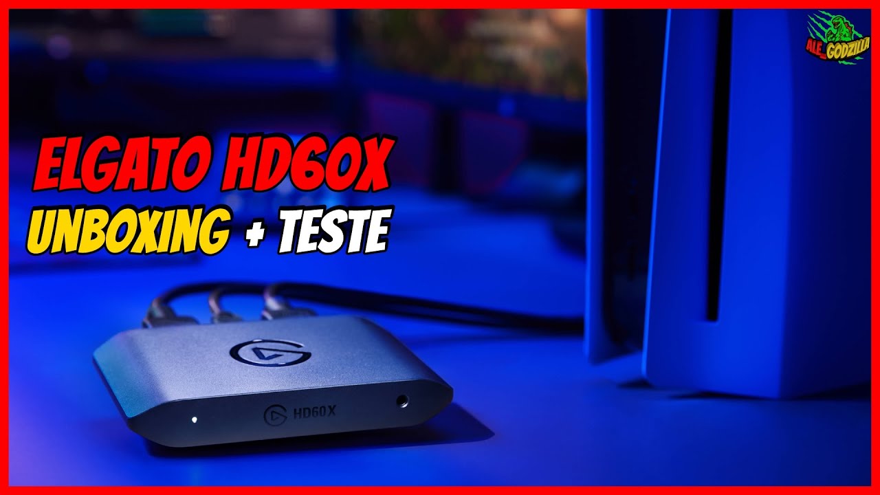 Elgato HD60x | Unboxing + Teste ( Placa de Captura de vídeo 2K e 4K ) Best Capture card 2k Review