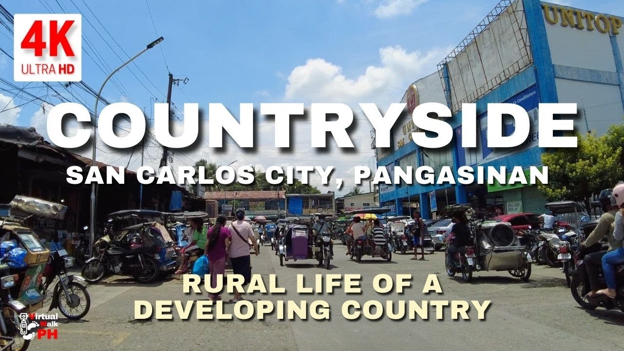 Living In Countryside Of The Philippines | Rural Life In San Carlos | Pangasinan 4K Walking Tour