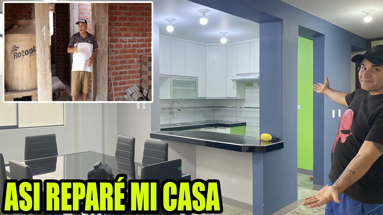 🏠 ASÍ QUEDÓ MI CASA DESPUÉS QUE LA REPARARON (El resultado fue INCREIBLE ) 💯% REAL | DILO NOMÁS