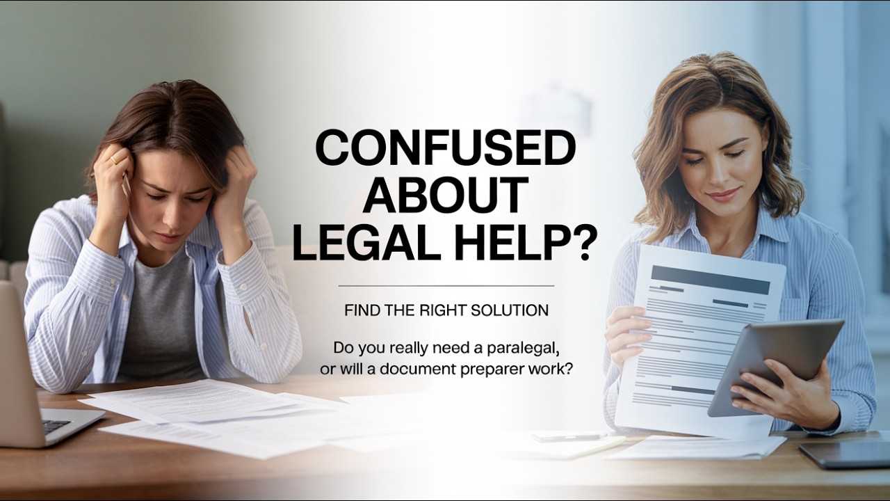 Why I Chose a Legal Document Preparer Instead of a Paralegal