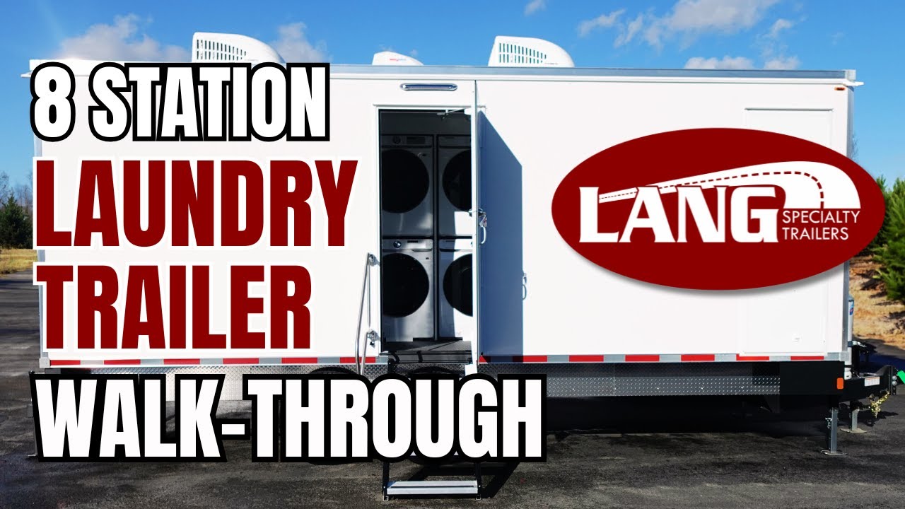 Lang 8 Station Pro Series Laundry Trailer Walk-Through