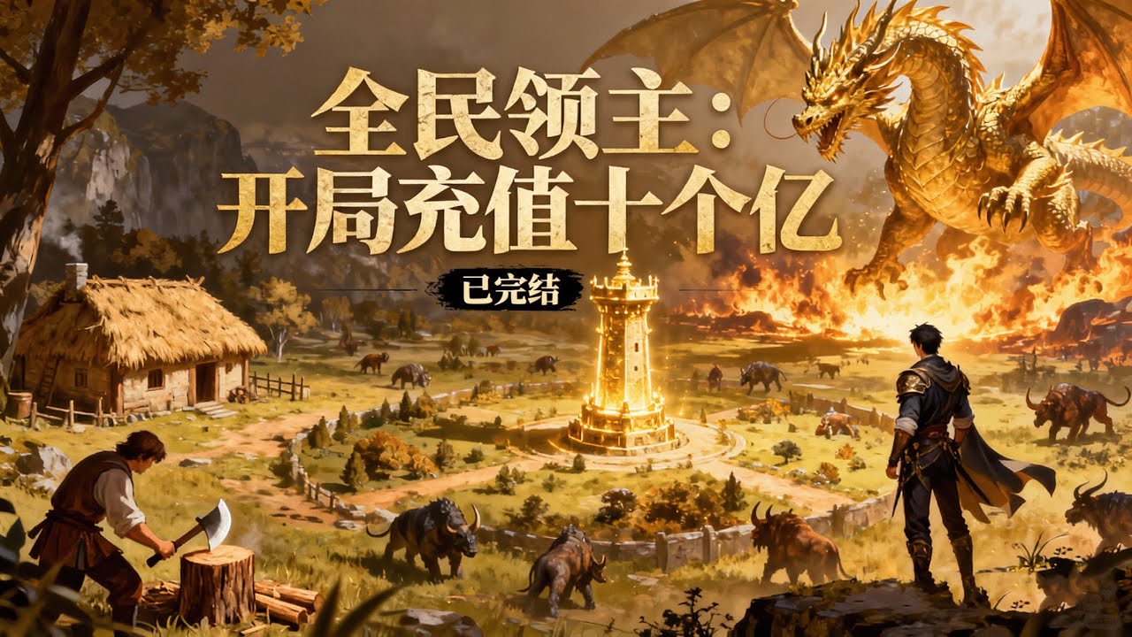 完结《全民领主：开局充值十个亿》1-438 林渊遭陷害后重生回《领主时代》开服前，为抢占先机怒充十亿，囊括神级兵种、SSS 级英雄等顶级资源，吊打全球玩家。 #小说推荐 #异能 #漫画