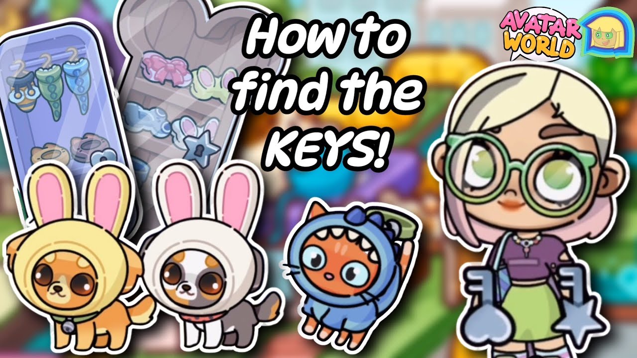 Where to Find the PET SHOP KEYS! (Avatar World gameplay with Everyone's Toy Club)