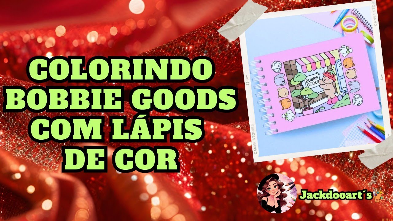 BOBBIE GOODS COM LÁPIS DE COR TRIS MEGA SOFT COLOR