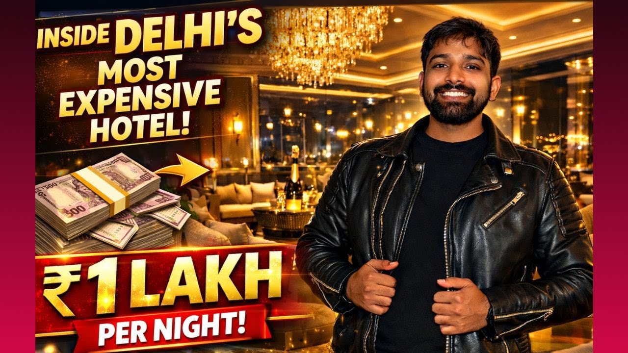 “₹1 Lakh Ki Ek Raat! Inside Delhi’s Most Expensive Hotel