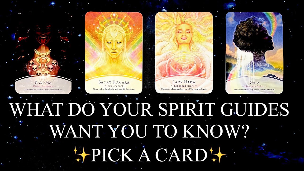 PICK A CARD | ✨WHAT DO YOUR SPIRIT GUIDES WANT YOU TO KNOW RIGHT NOW?
