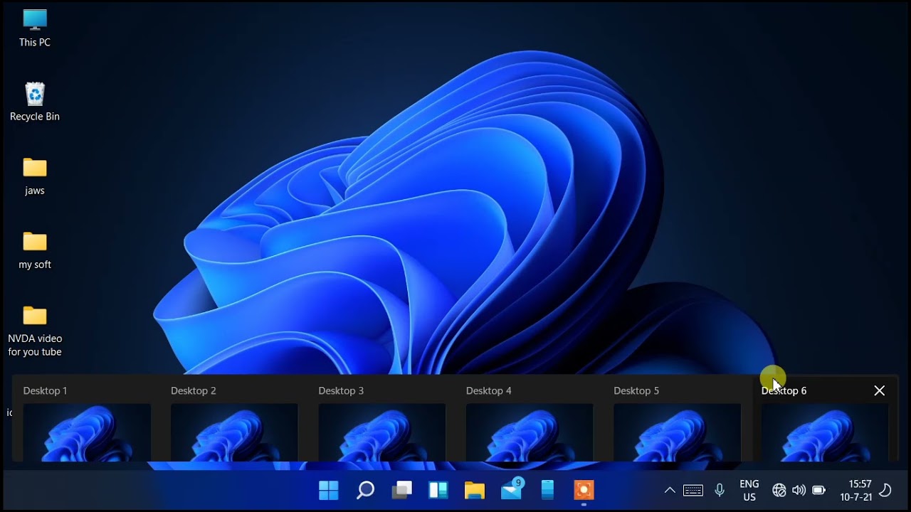 whats new in windows11 taskbar notification area  navigate with screen reader jaws2021 blind people