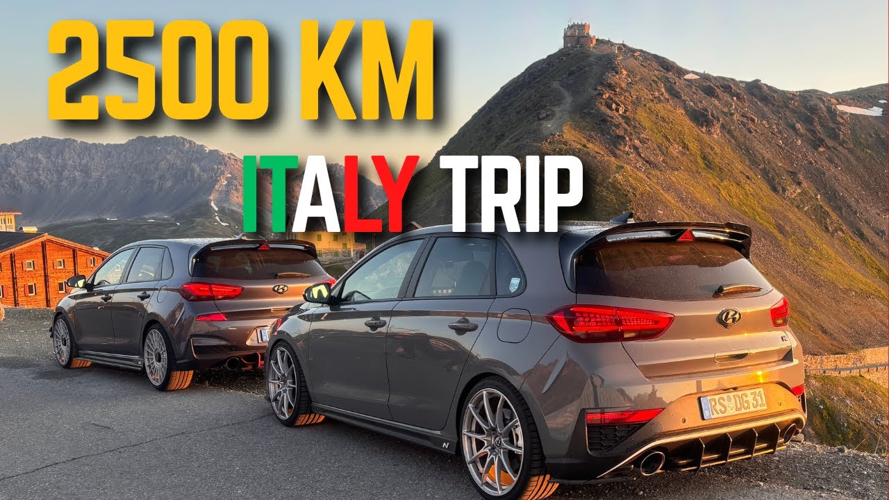 2500km ROADTRIP zum STILFSERJOCH ⛰️ mit zwei i30N´s 😱