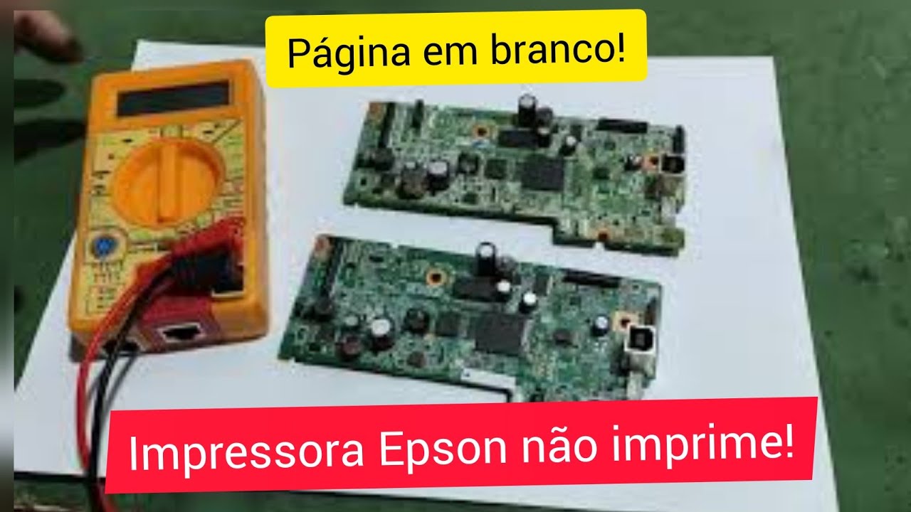 IMPRESSORAS EPSON IMPRIMINDO PÁGINAS EM BRANCO (funciona em todos os modelos Epson)
