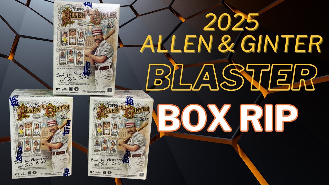 2025 Allen & Ginter Blaster Box Opening x3 - Auto Hunt!