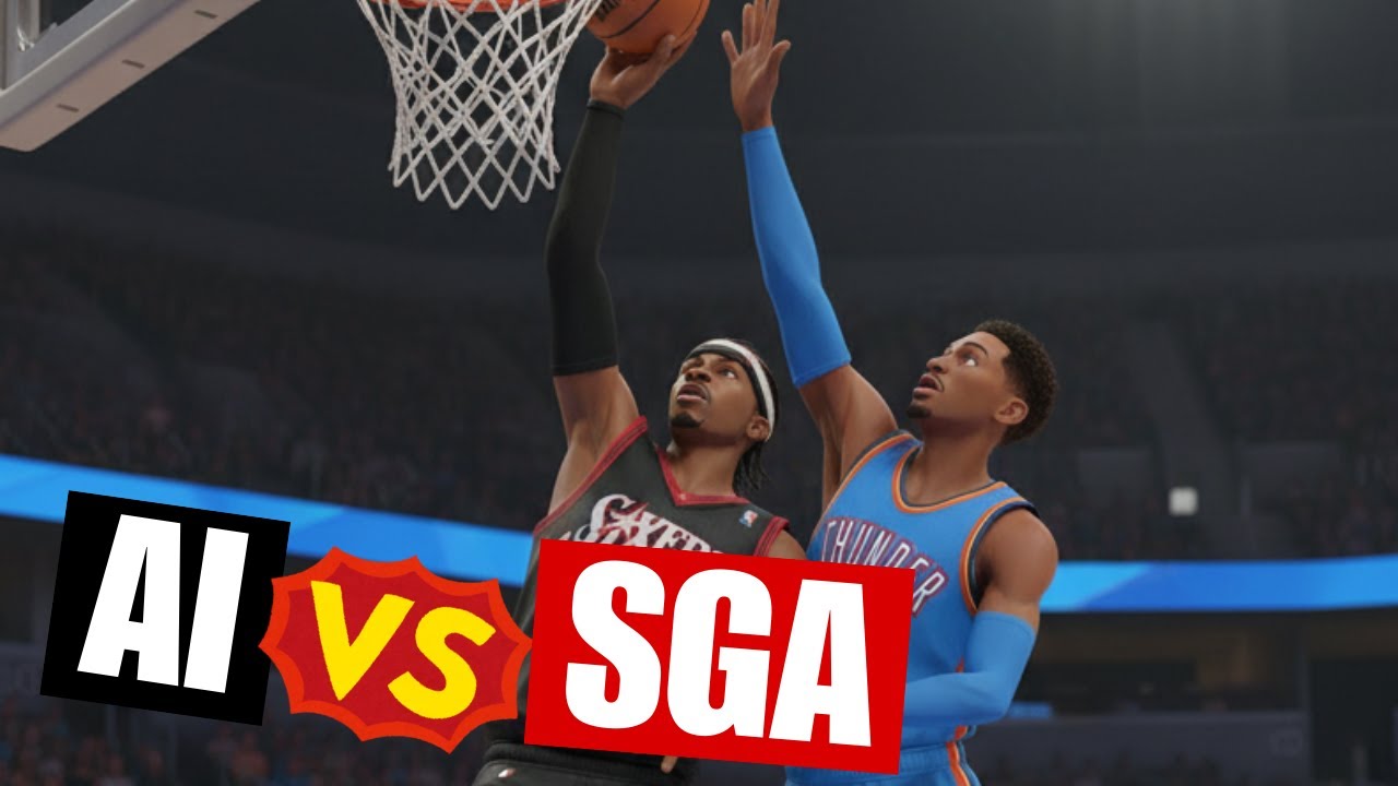 Can ALLEN IVERSON Beat SGA in a Scoring Battle? 👀🔥