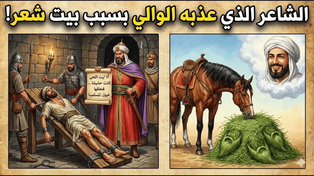 يزيد بن مفرغ: خلع الأمويون أظافره بسبب بيت شعري