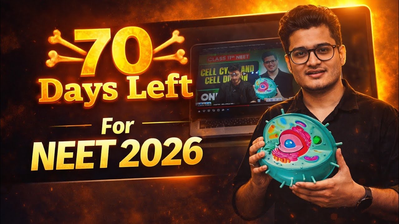 70 Days Left For NEET 2026 🥴😧! Slightly Productive Day !