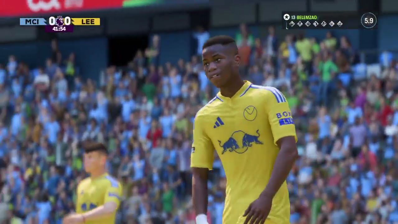 EAFC 25 CARREIRA JOGADOR #248 (8ªJORNADA - PREMIER LEAGUE vs LEEDS UNITED / EQUIPA MANCHESTER CITY))
