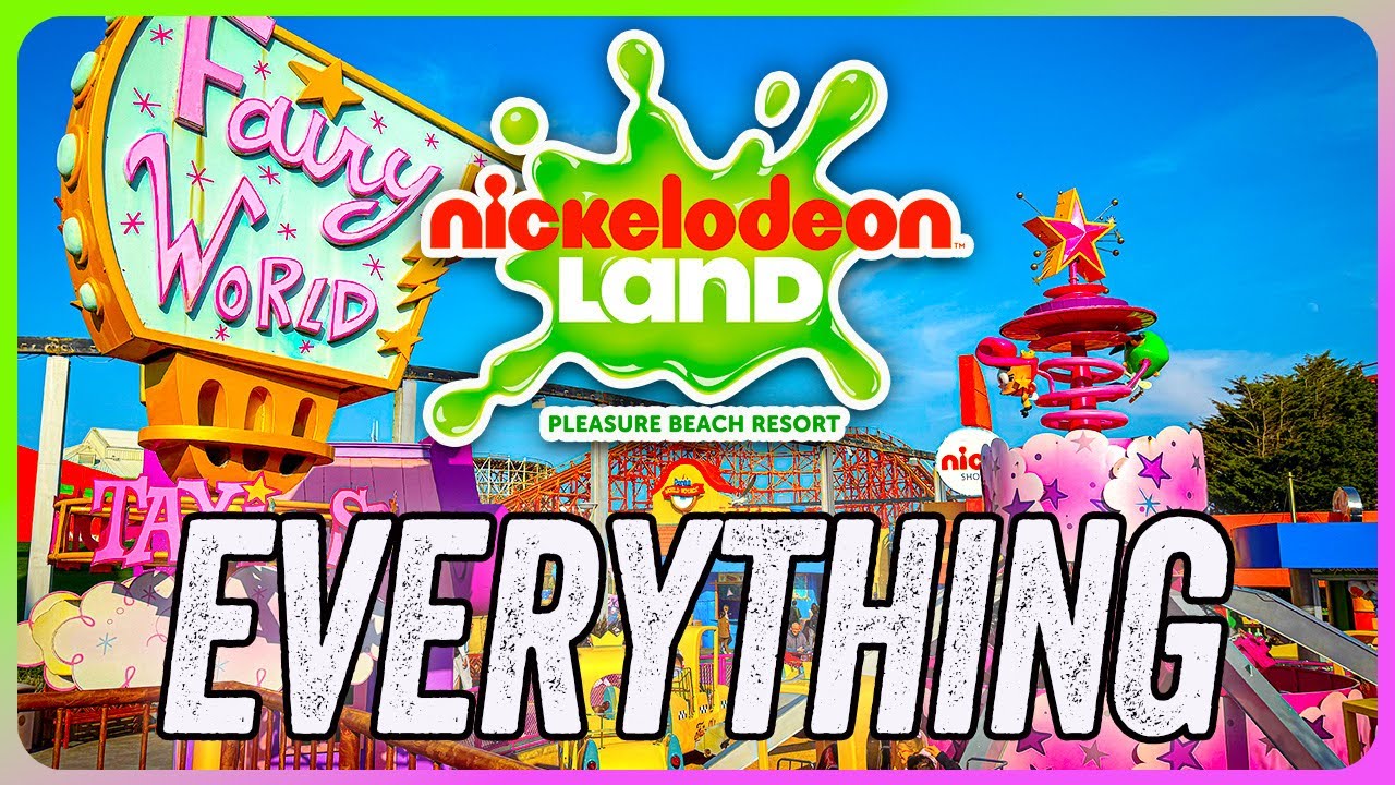 ВСЁ в Nickelodeon Land Blackpool Pleasure Beach 2025!