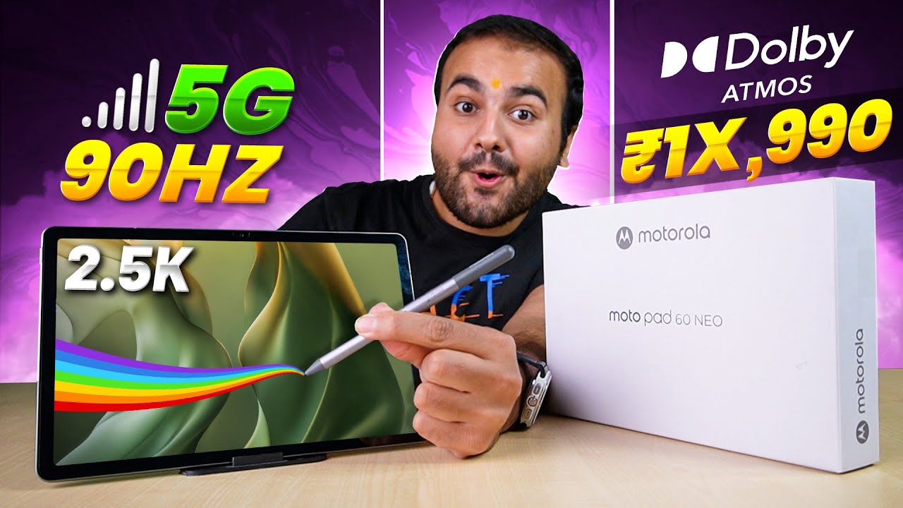 Best Budget TABLET with PEN ?? - Motorola PAD 60 Neo 🔥🔥