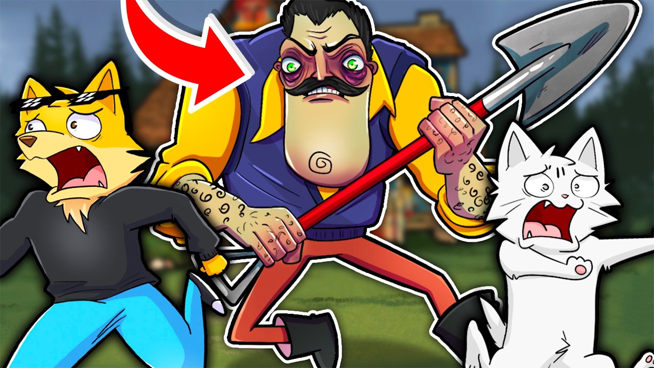 CACCIA AL NUOVO VICINO DI HELLO NEIGHBOR 3 SU GMOD CON DRCAT! SI È TRASFORMATO IN UN DEMONE! *AIUTO*