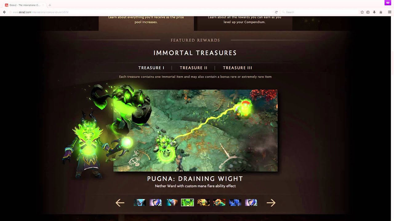 Dota 2 Immortal: Draining Wight (Pugna)