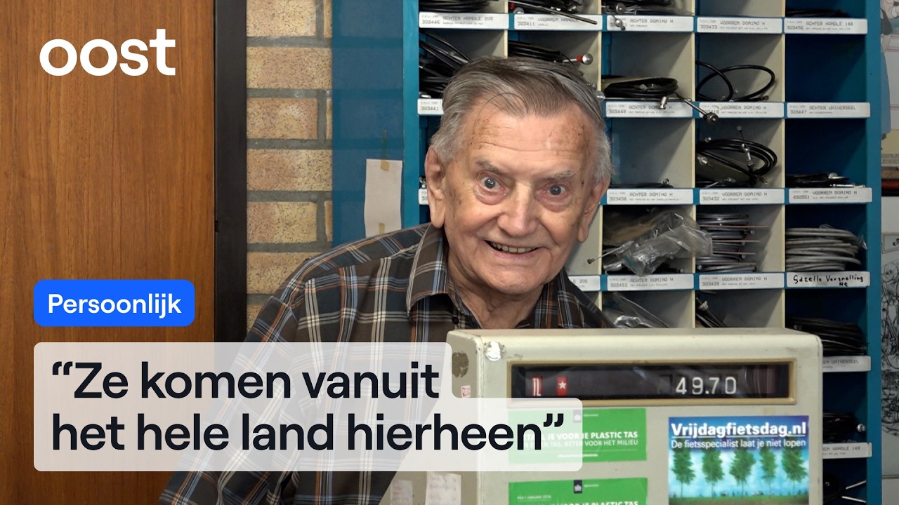 Willem (92) stopt met zijn iconische fietsenwinkel | Oost