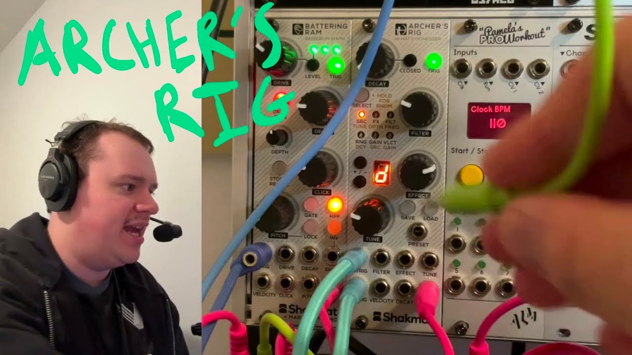 Rambling About: Shakmat Modular Archer's Rig Hi-Hat Generator with Tafony
