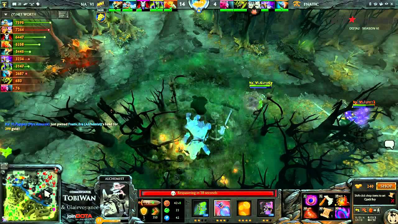 Na'Vi vs Fnatic EU  StarLadder VI DOTA 2 - TobiWan