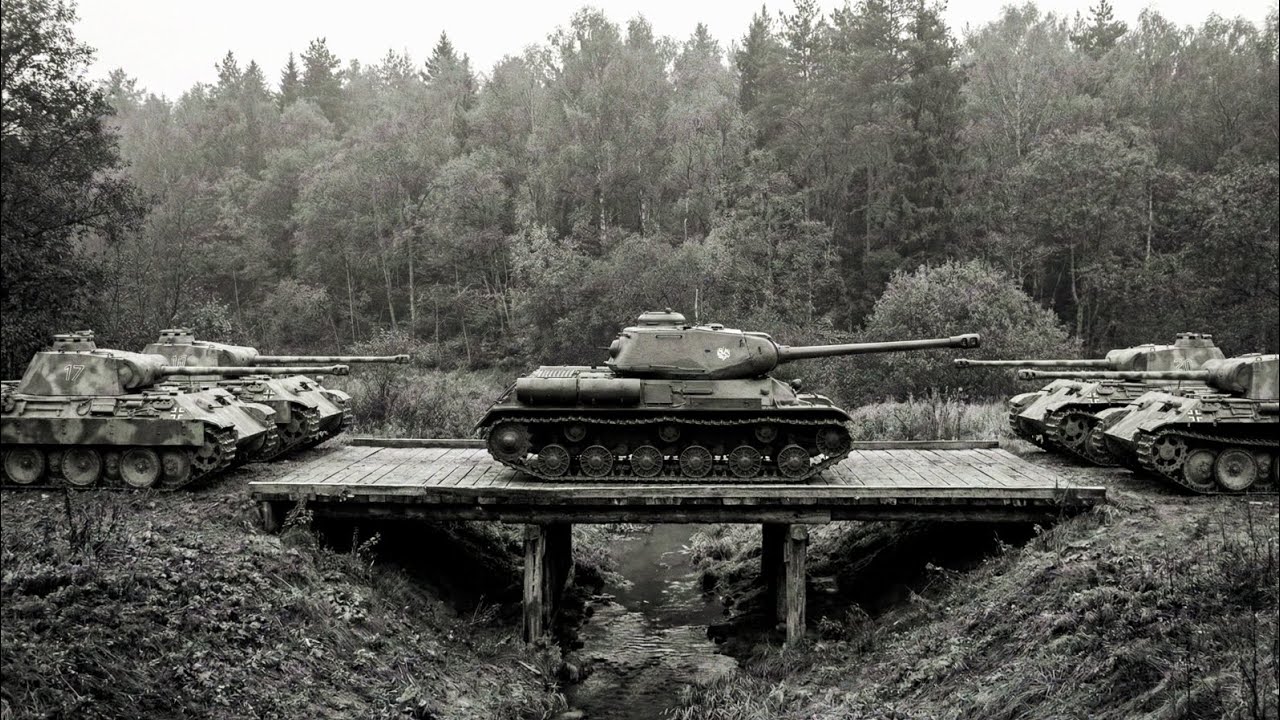 Когда 8 ПАНТЕР окружили одного ИС-2 - этот приём МЕХ-ВОДА вошёл в историю!