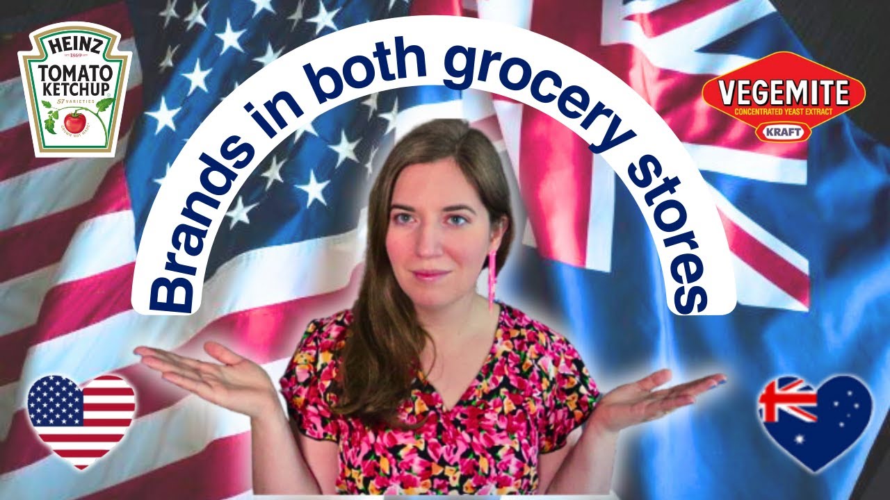 Food brands you can find in American and Australian grocery stores