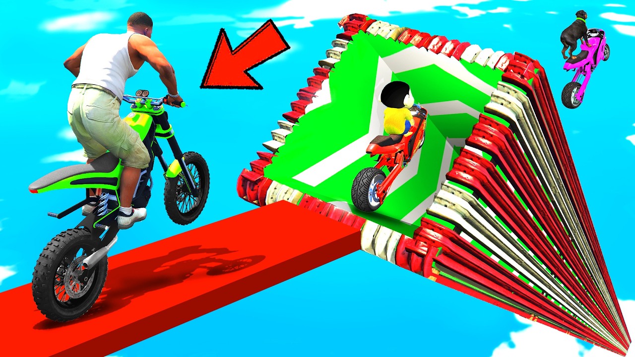 SHINCHAN AND FRANKLIN TRIED THE IMPOSSIBLE SECRET SPEED BOOSTER TUNNEL PARKOUR CHALLENGE GTA 5