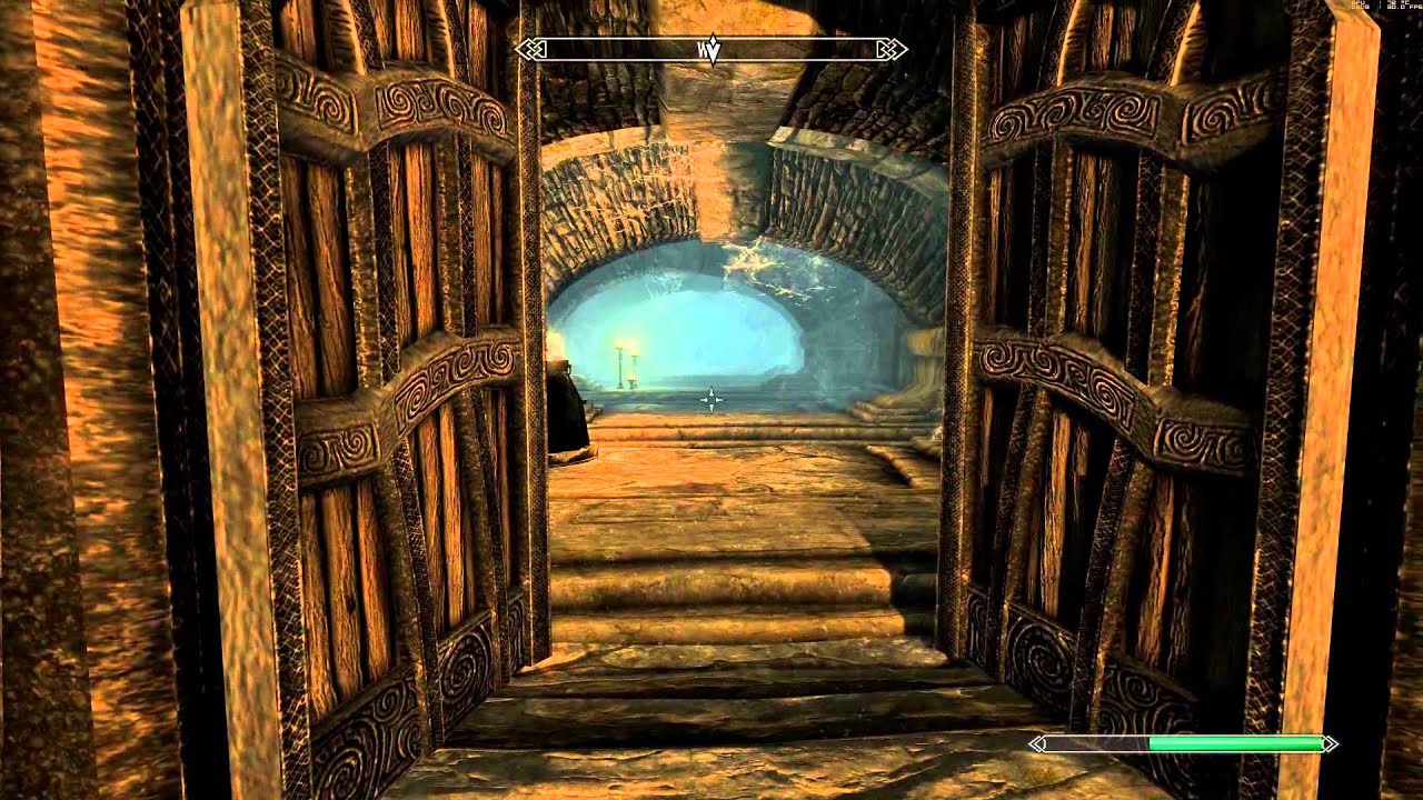 Elder Scrolls V: Skyrim Walkthrough in 1080p, Part 10: First Word Wall & Word of Power (PC Gameplay)