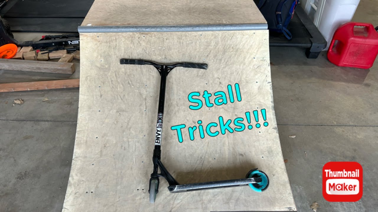 How to do Quarter Pipe Stalls On a Scooter!!!