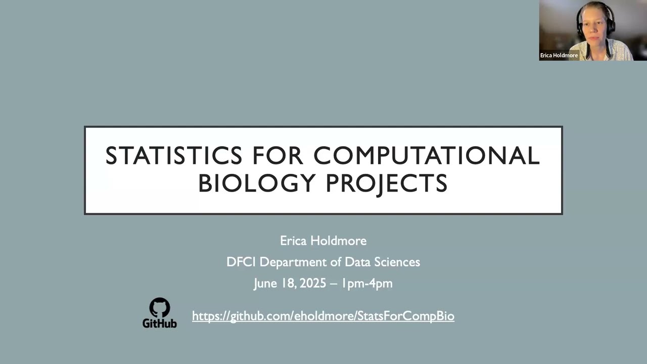 Statistics for Computational Biology Projects