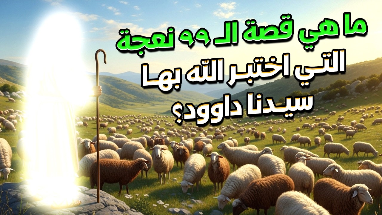 ماهى قصة التسع وتسعون نعجة التى اختبر الله بها سيدنا داوود ؟ ولماذا بكى وسجد يتوب لله؟ قصة مبكية!