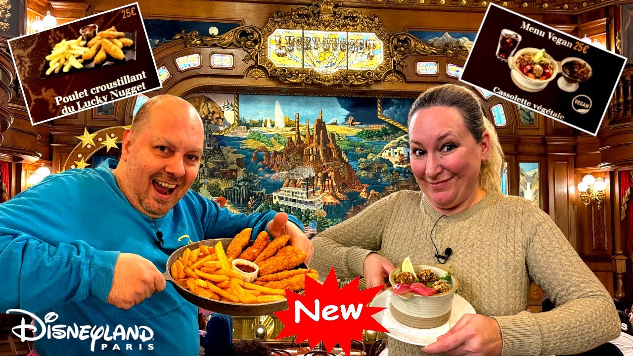 DECOUVERTE DES NOUVEAUX MENUS DU RESTAURANT LUCKY NUGGET SALOON A DISNEYLAND PARIS