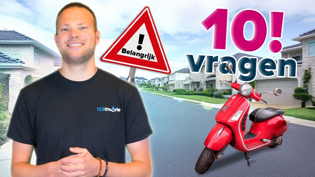 10 belangrijke scooter theorie vragen ll 123 -theorie
