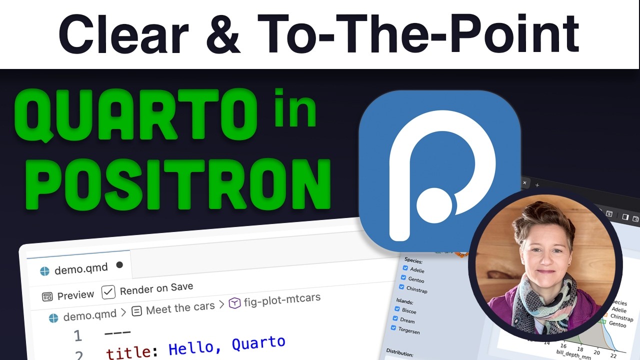 Как создавать документы Quarto в Positron