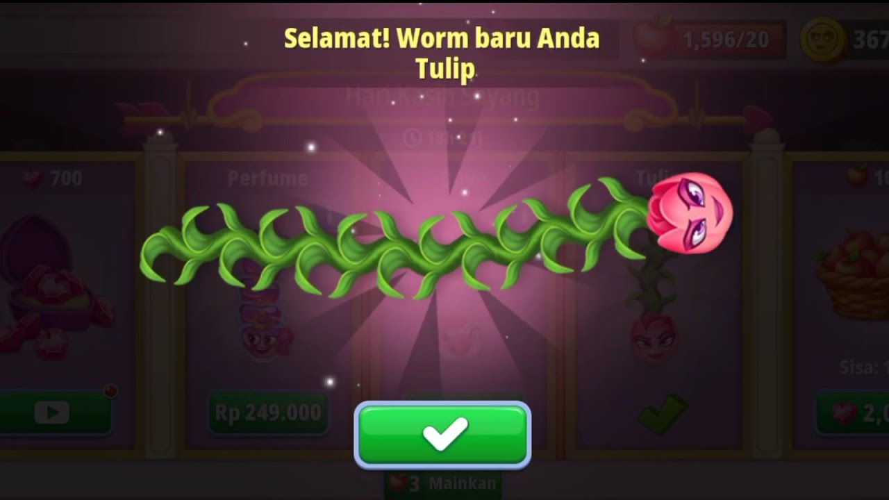 Akhirnya Dapat Cacing Baru...WORMSZONE Update Hari Kasih Sayang Day 4