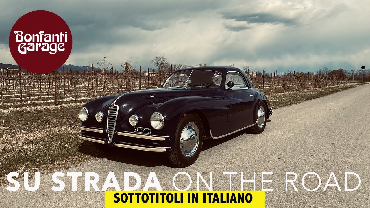 1949 Alfa Romeo 6C 2500 SS Touring Superleggera Coupé on the road! The performances-Bonfanti Garage