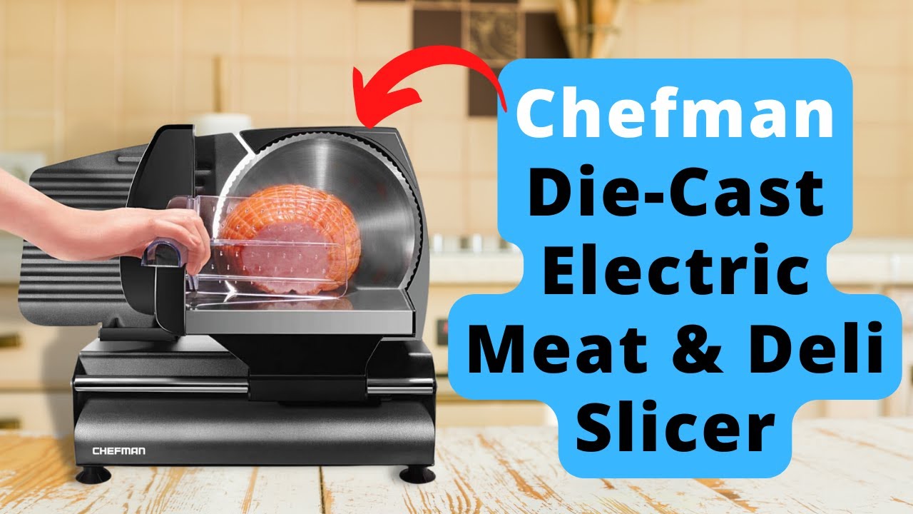Chefman Die Cast Electric Meat & Deli Slicer