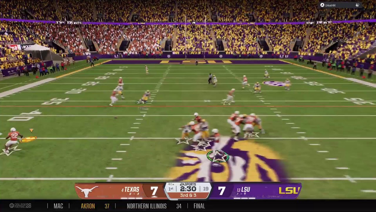 LED Dynasty: (13) LSU  vs (4) Texas