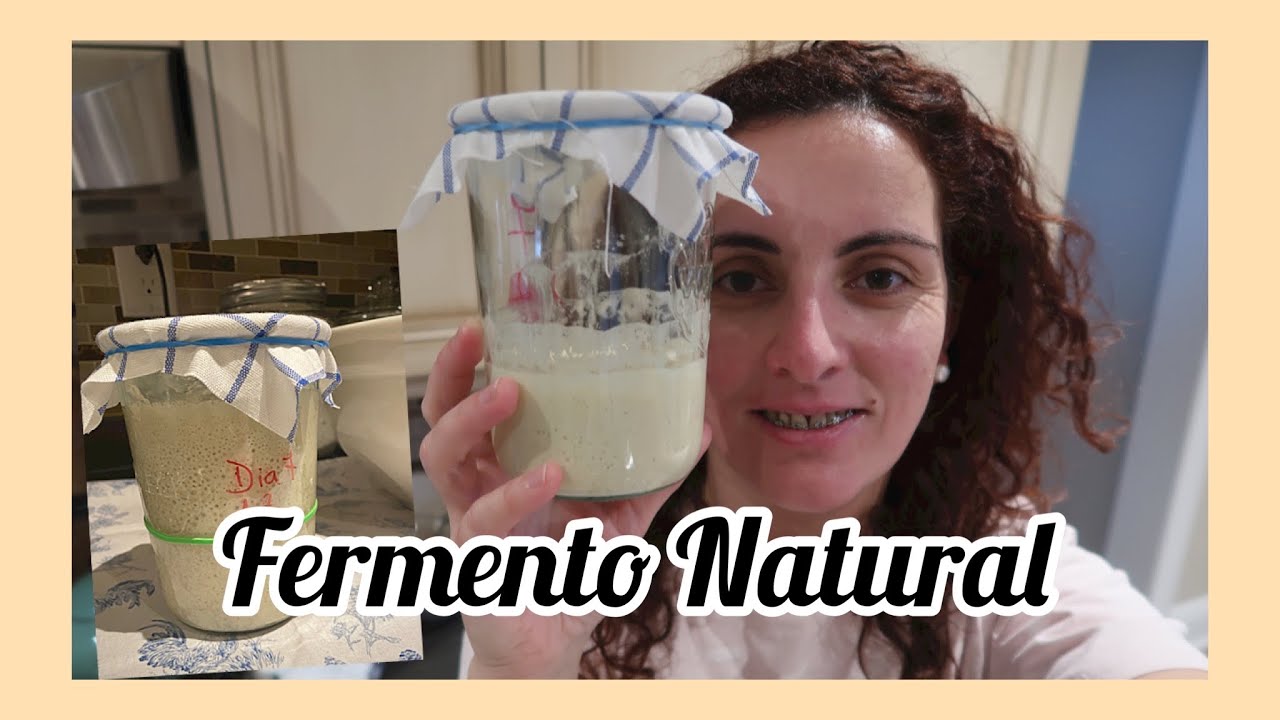 Como Fazer Fermento Natural /Sourdough Starter / Passo a Passo #fermentonatural #sourdoughstarter