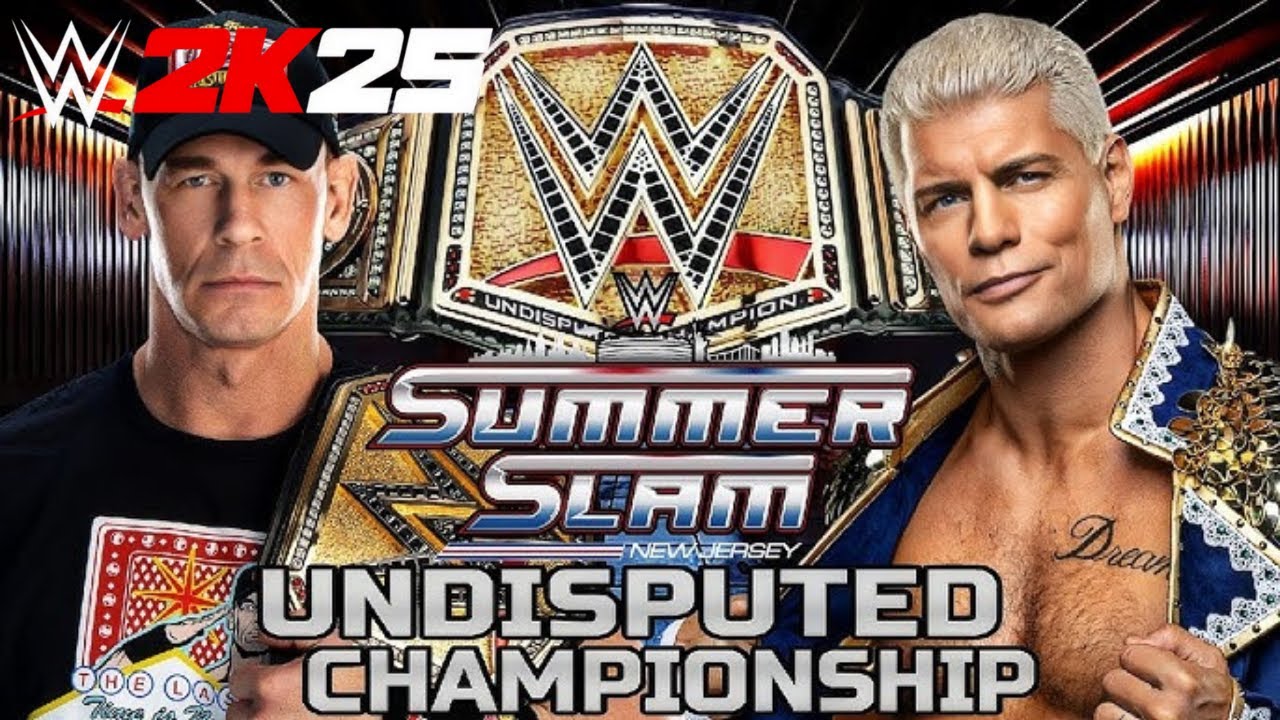 SummerSlam 2025 Cody Rhodes vs. John Cena Street Fight Undisputed Title WWE 2K25 Gameplay