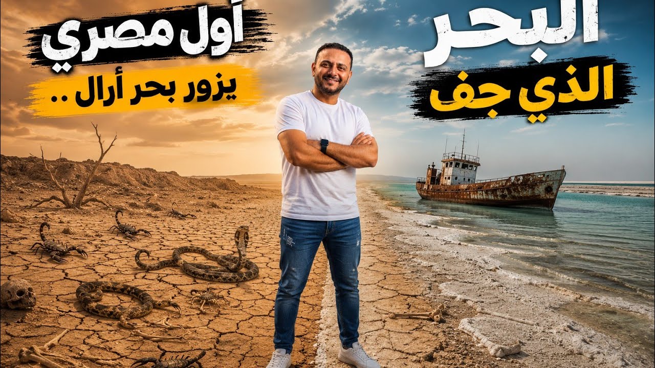 أول يوتيوبر مصري يزور بحر الأرال (البحر الذي جف) !